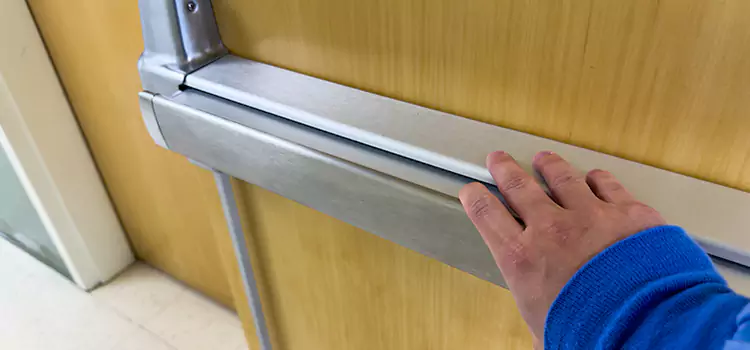 Installing a Push Bar on a Door Richfield